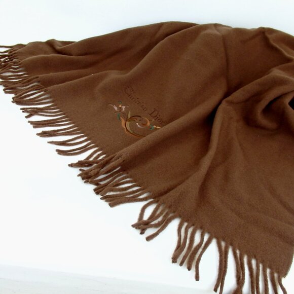 Authentic Christian Dior blanket Other wool [Used] - Picture 3 of 7